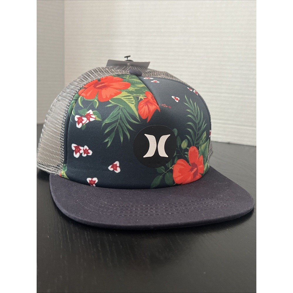 Hurley Men's Balboa Trucker Hat Cap Tropical‎ Floral Style One Size Snapback